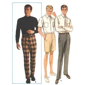 1960s Pattern, Men's Trousers, Pants, Trousers & Shorts - Waist 40” (102cm)