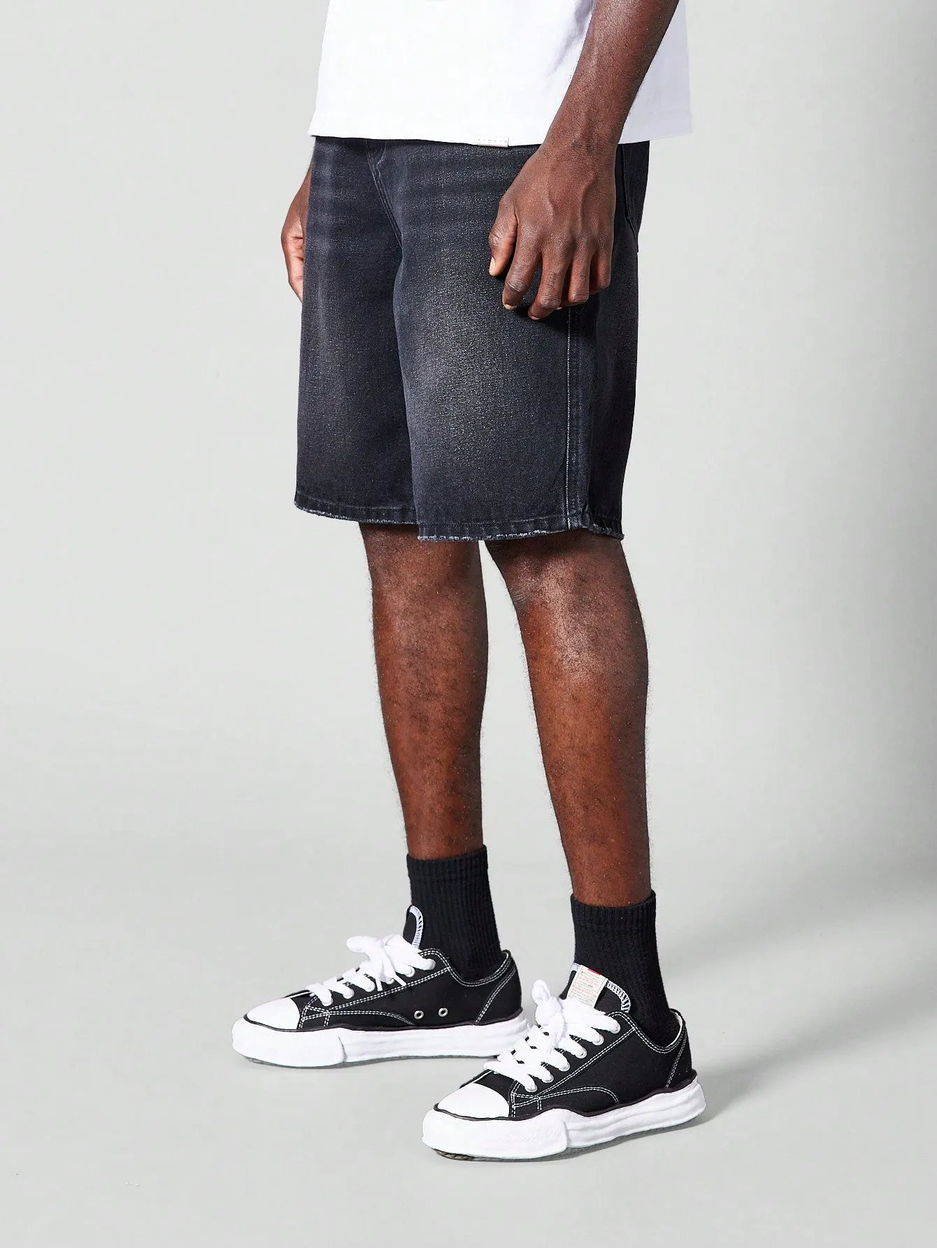 5 Pocket Denim Cargo Short