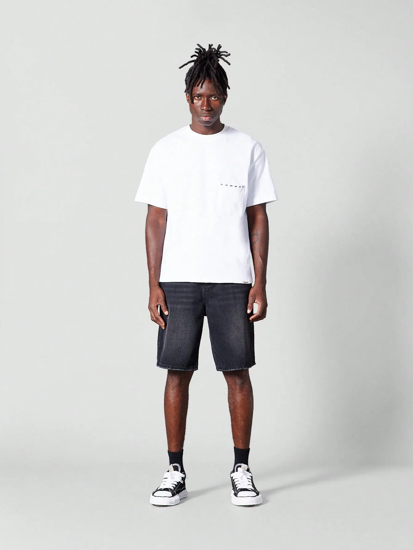 5 Pocket Denim Cargo Short