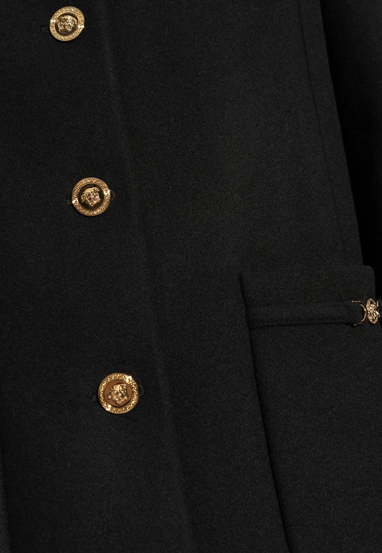 A-Line Felted-Wool Coat