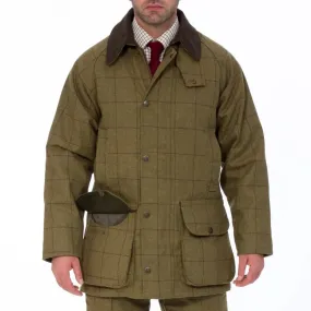 ALAN PAINE Rutland Mens Waterproof Shooting Coat - Lichen