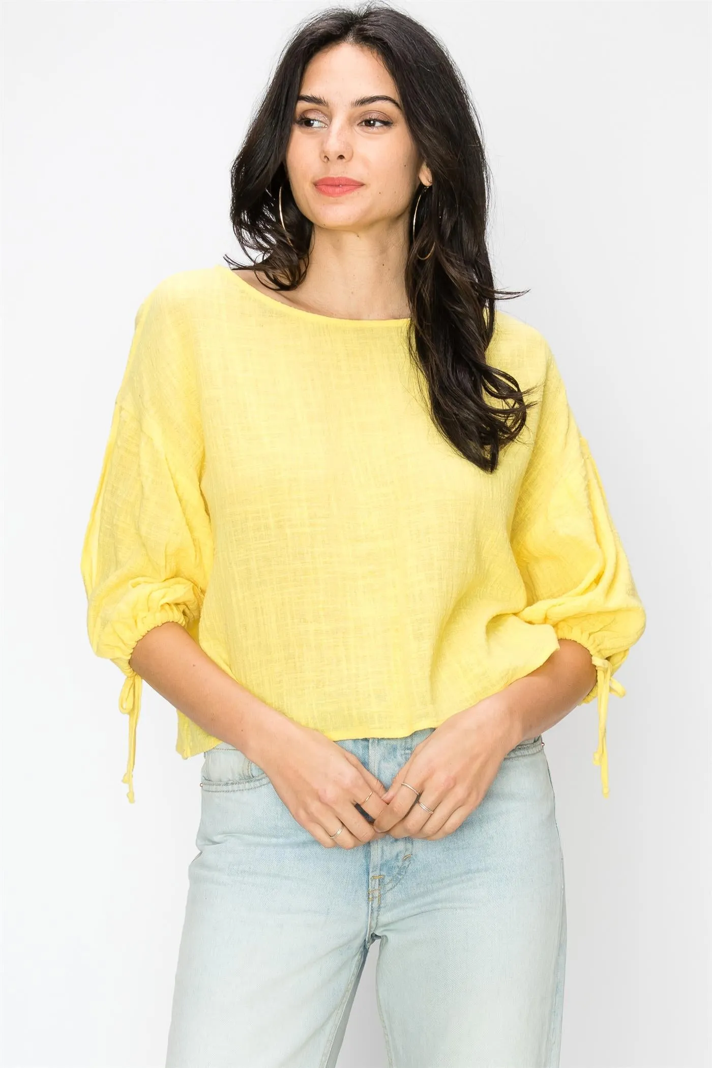 Balloon Sleeve Breezy Blouse