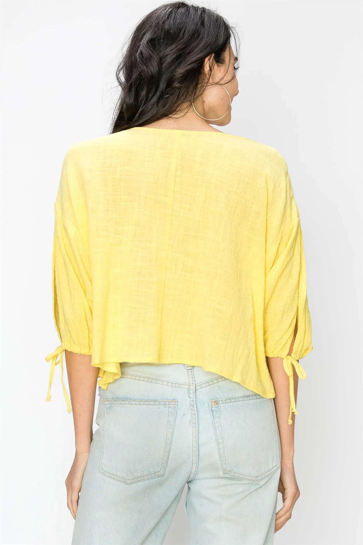 Balloon Sleeve Breezy Blouse
