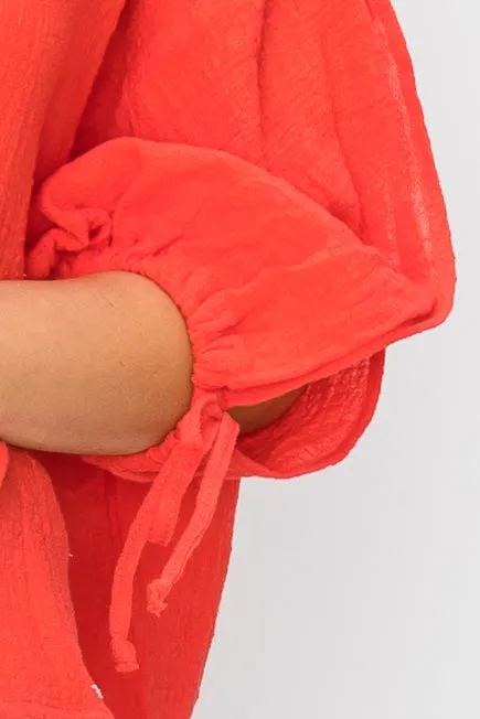Balloon Sleeve Breezy Blouse