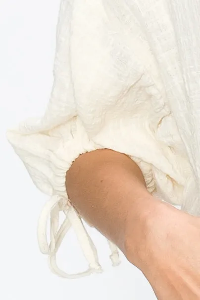 Balloon Sleeve Breezy Blouse