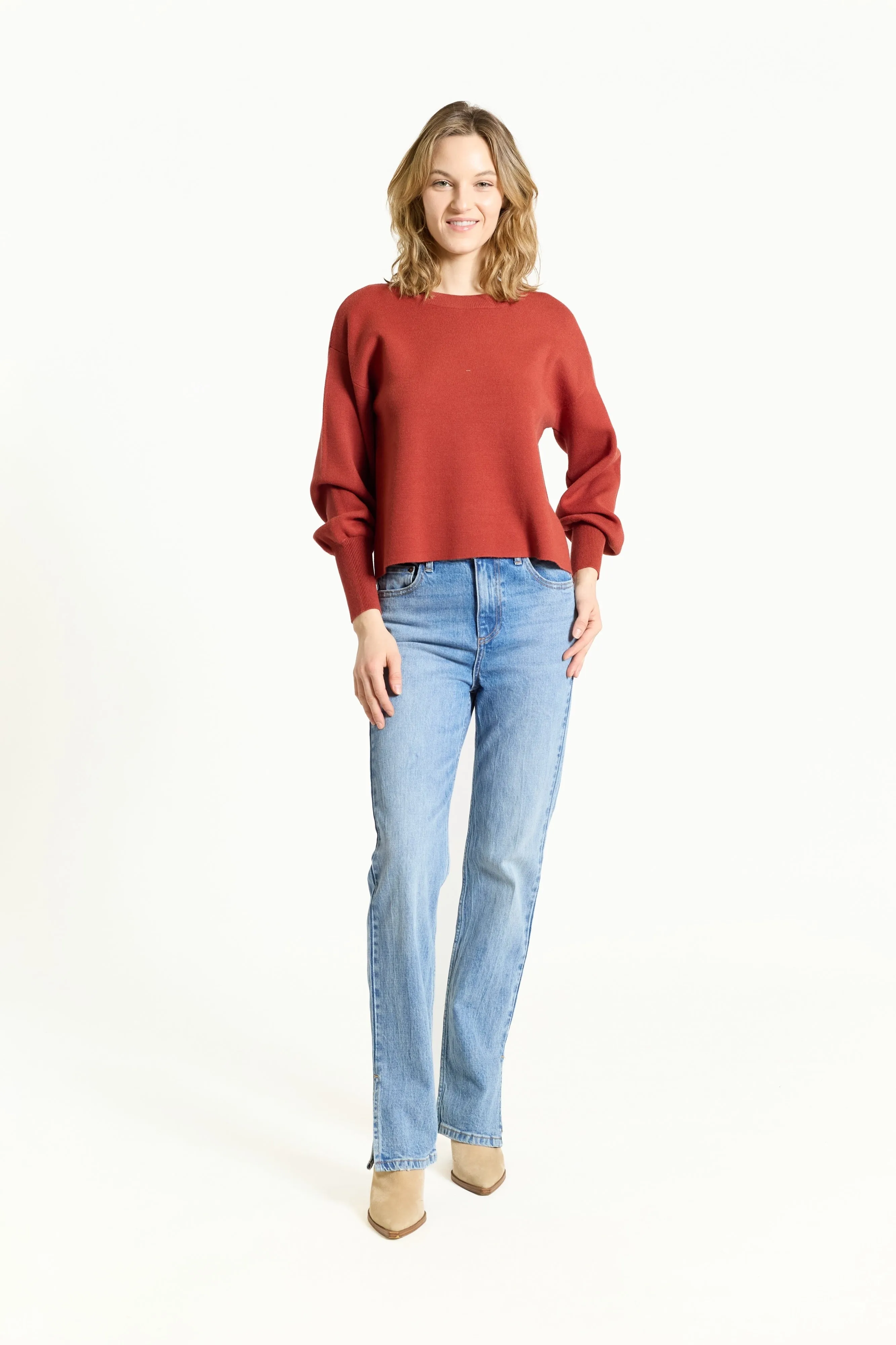 Balloon Sleeve Sweater