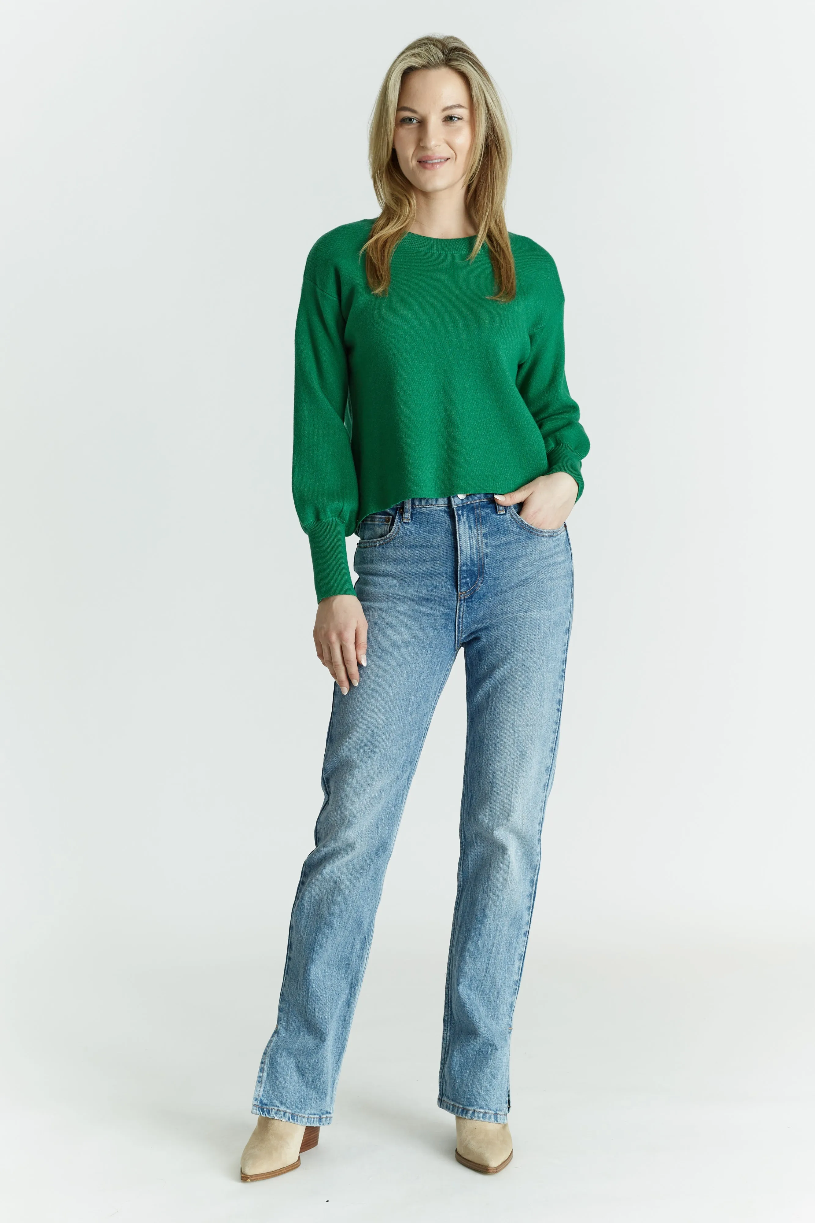 Balloon Sleeve Sweater