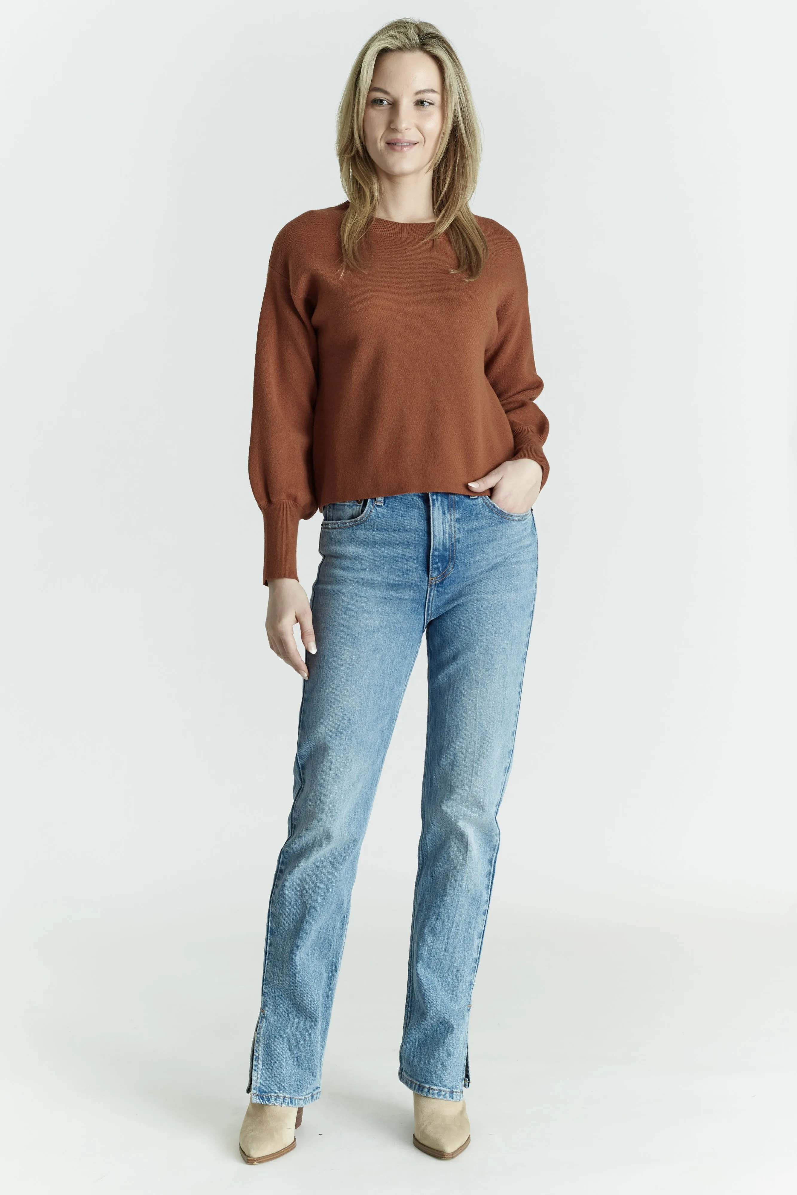Balloon Sleeve Sweater