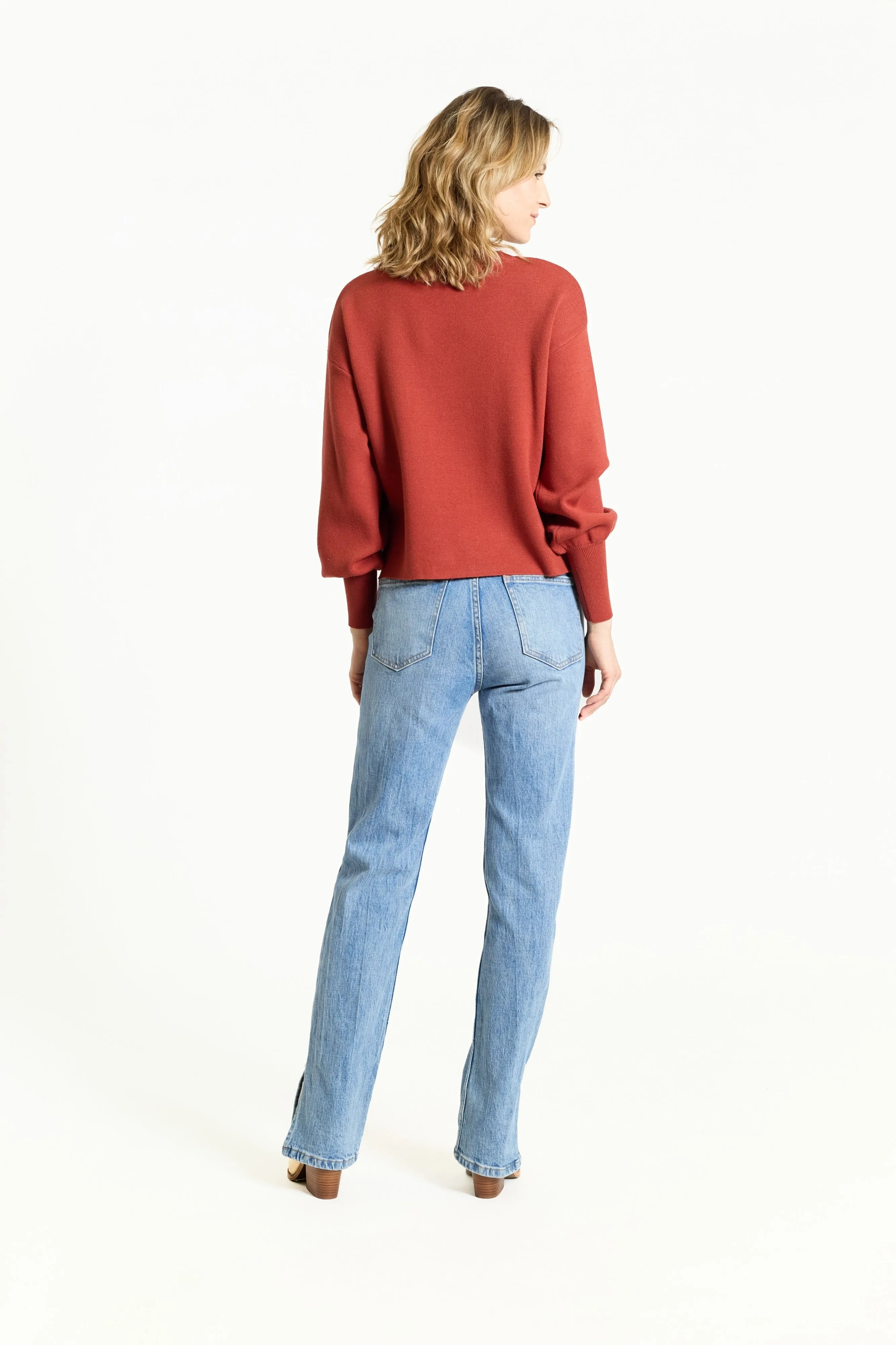 Balloon Sleeve Sweater