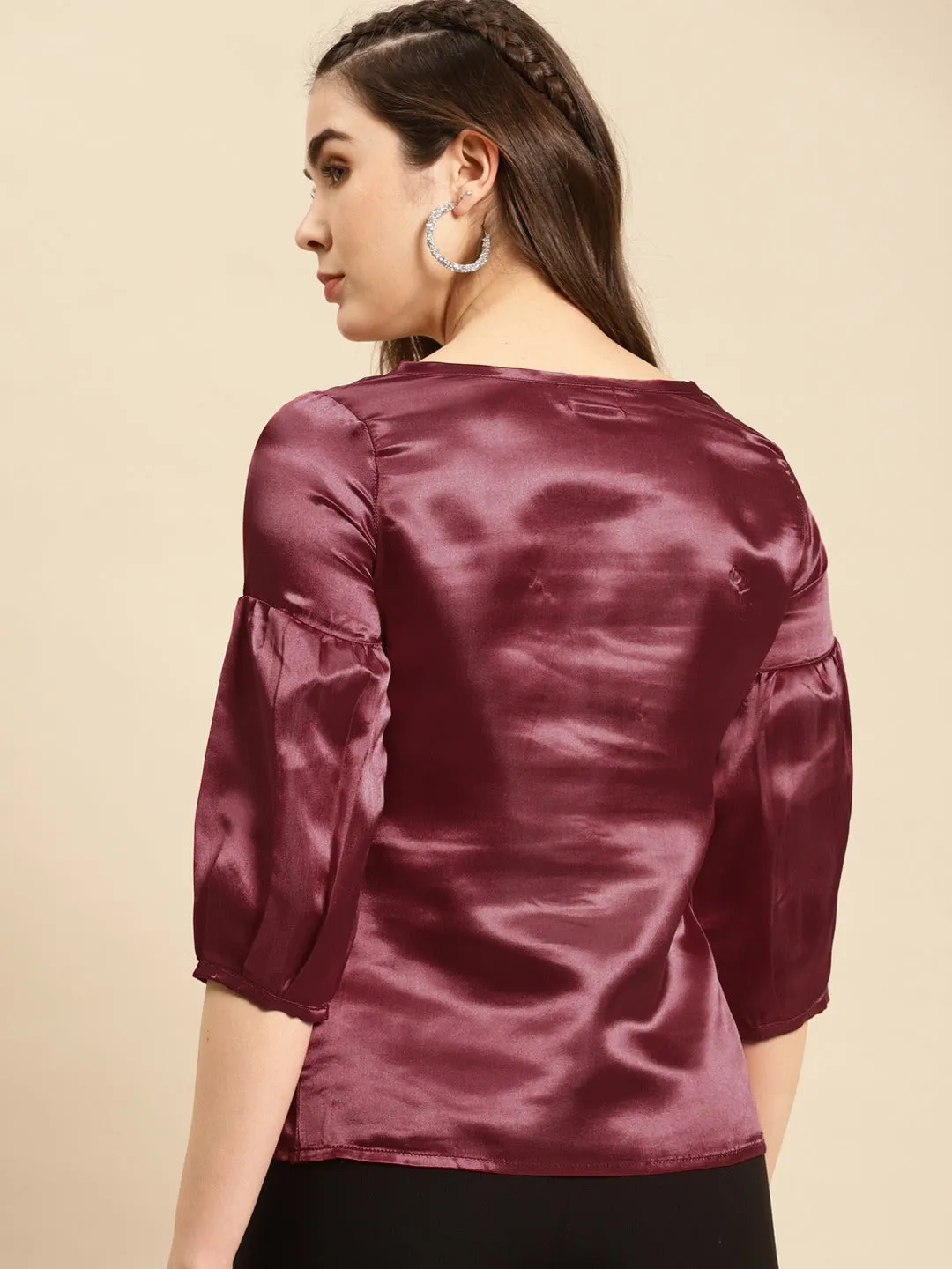 balloon sleeve top