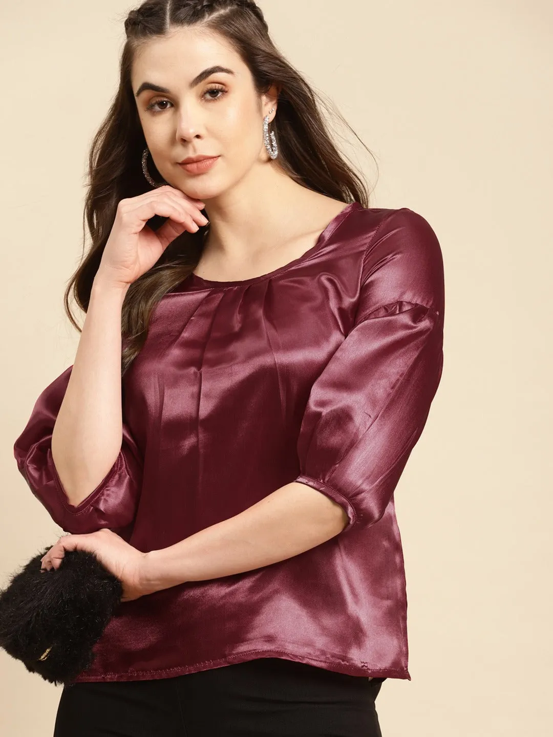 balloon sleeve top