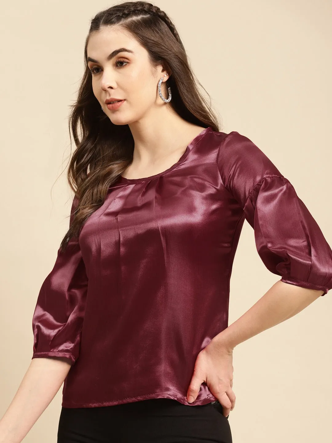 balloon sleeve top