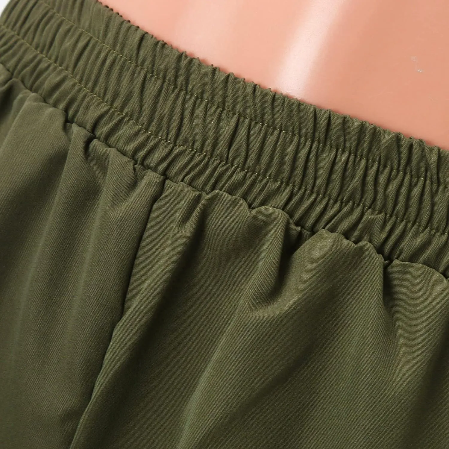 Belt Less Pants Women Wide Leg High Waisted Casual Trousers Straight Leg Relaxed Style Loose Sweatpants with Pockets