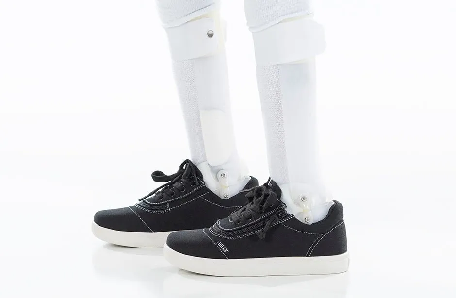 Billy Black/White BILLY D|R Short Wrap Low Tops