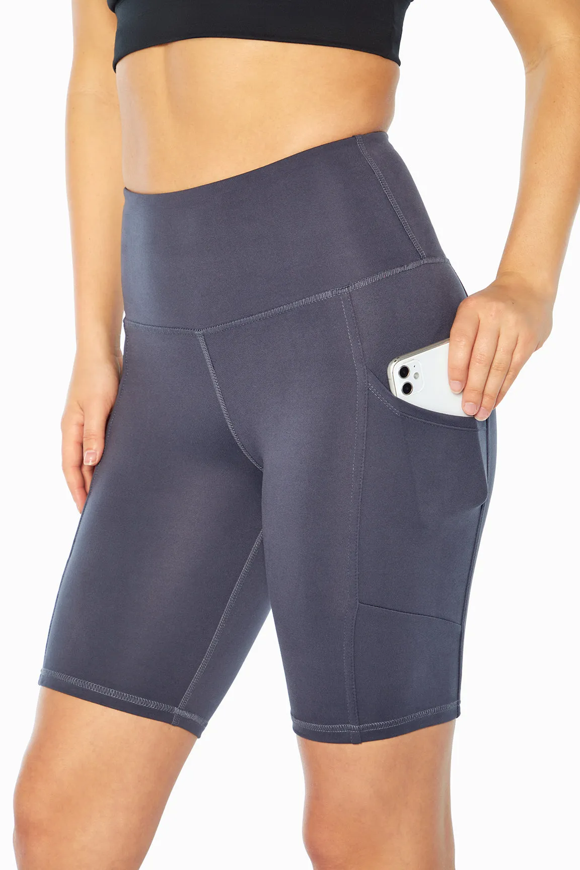 Brenda Side Pocket Tummy Control Bermuda