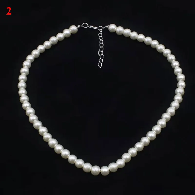 Cross Pendant Pearl Necklace