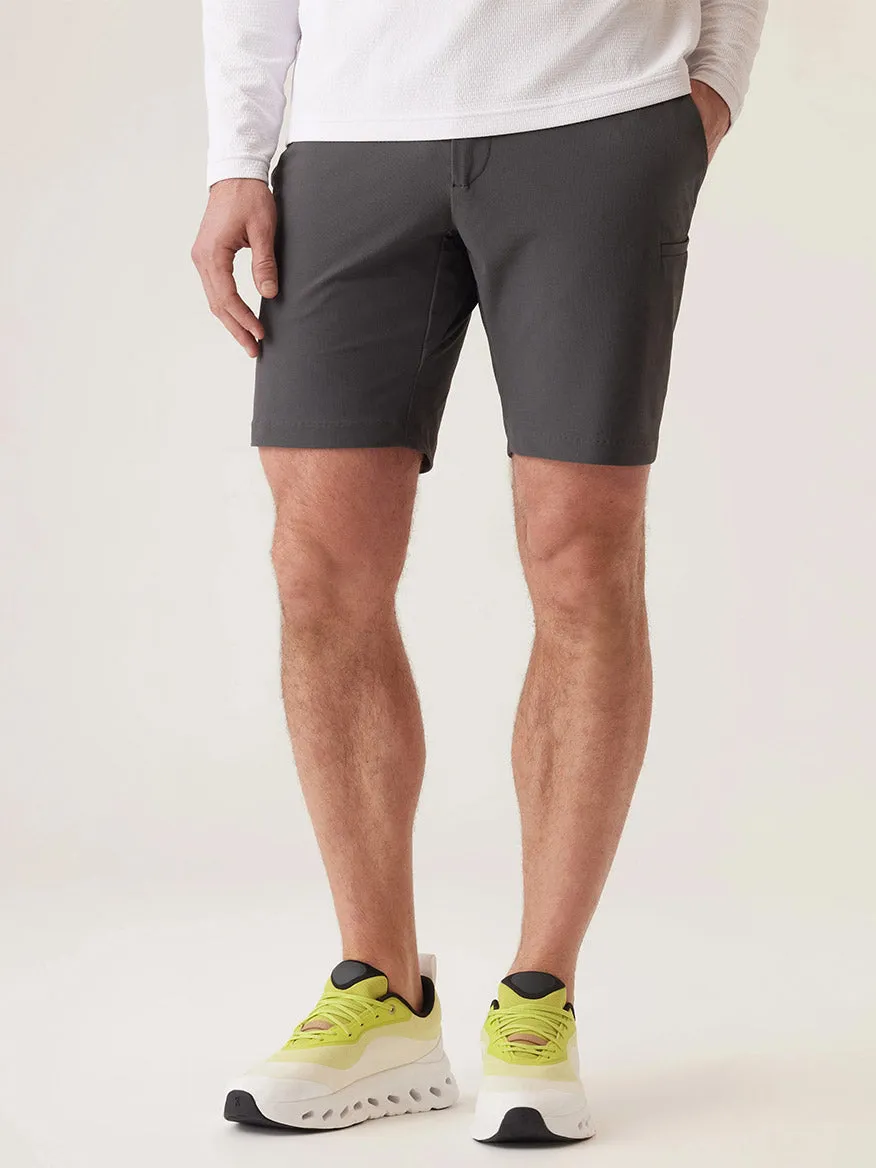 DEKE Momentum Mobile Bermuda Pulse Pique Warp Knit in Shadow