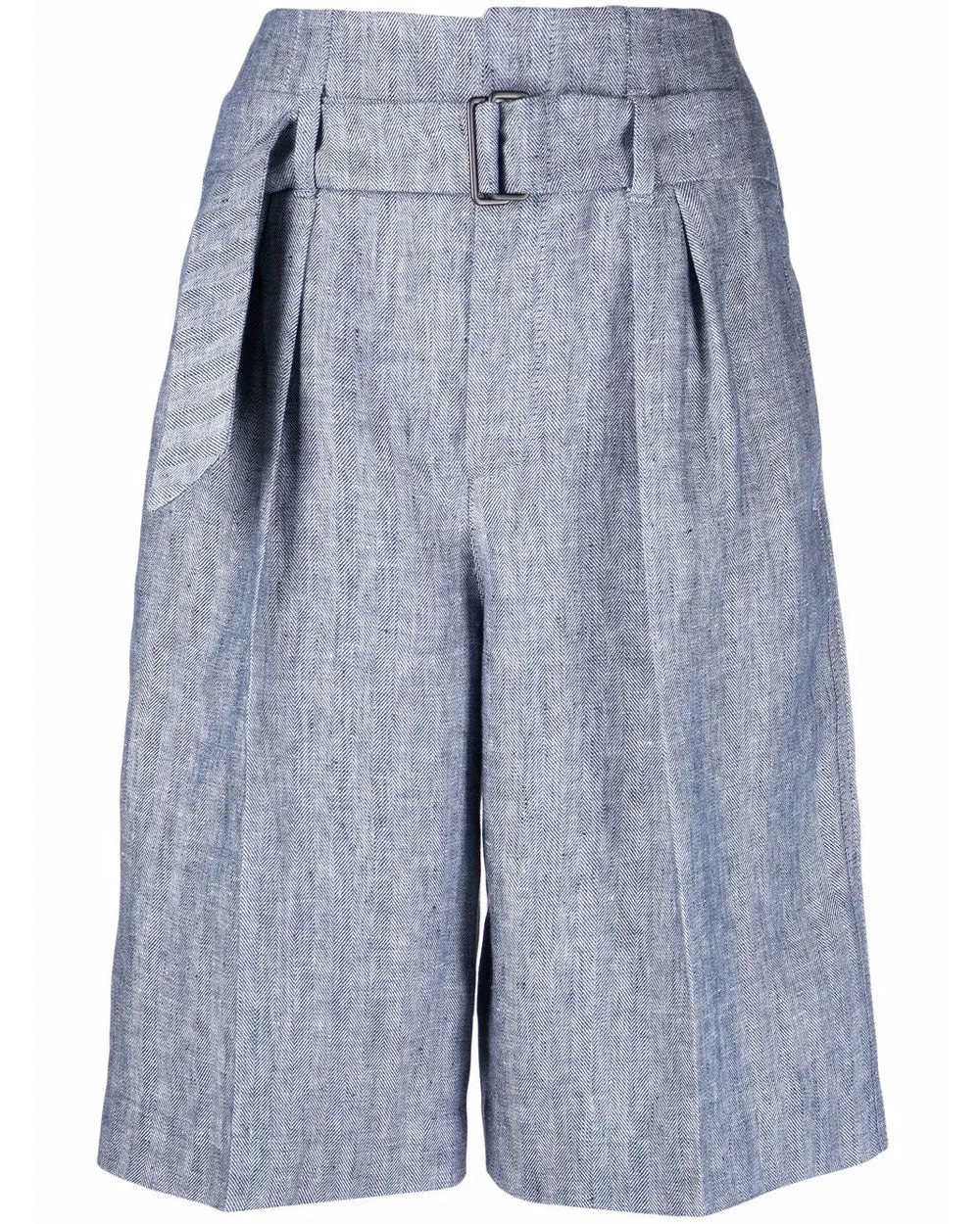 Denim Belted Bermuda Short