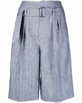 Denim Belted Bermuda Short