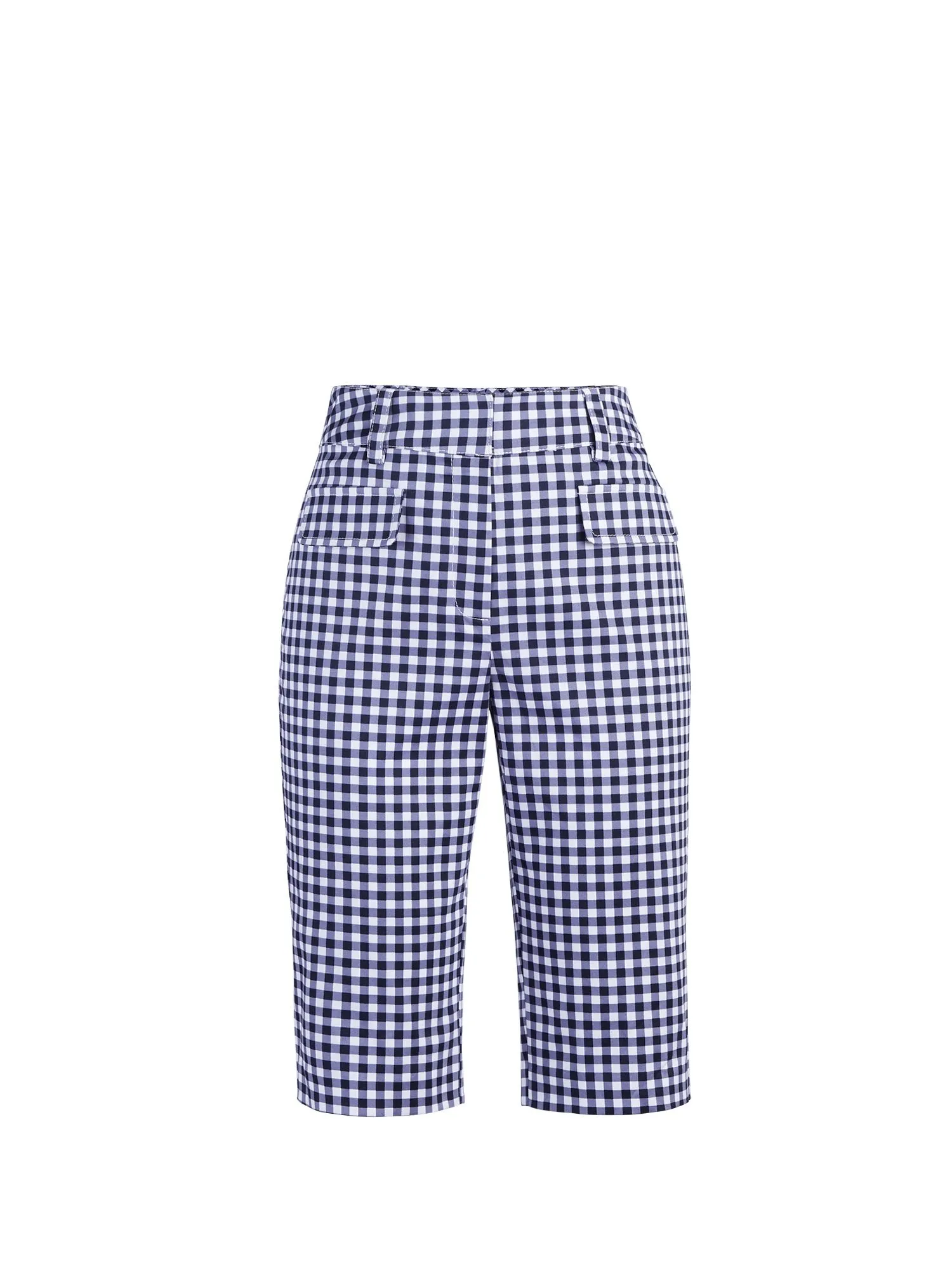 Gingham Bermuda Short - Modern - 7th Avenue