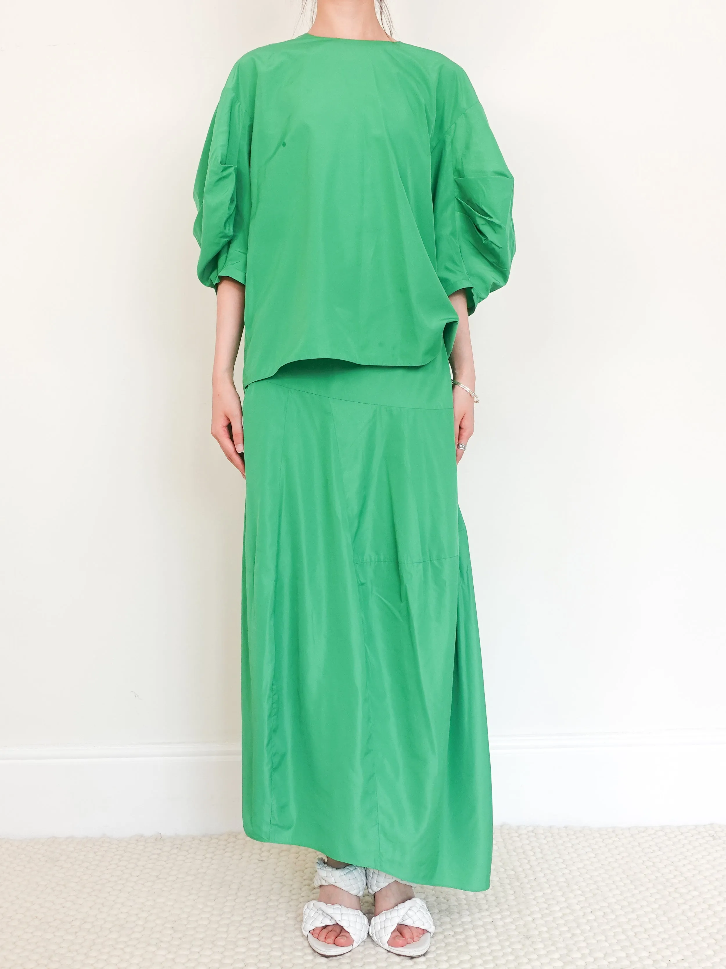 Green sporty nylon set RRP £600