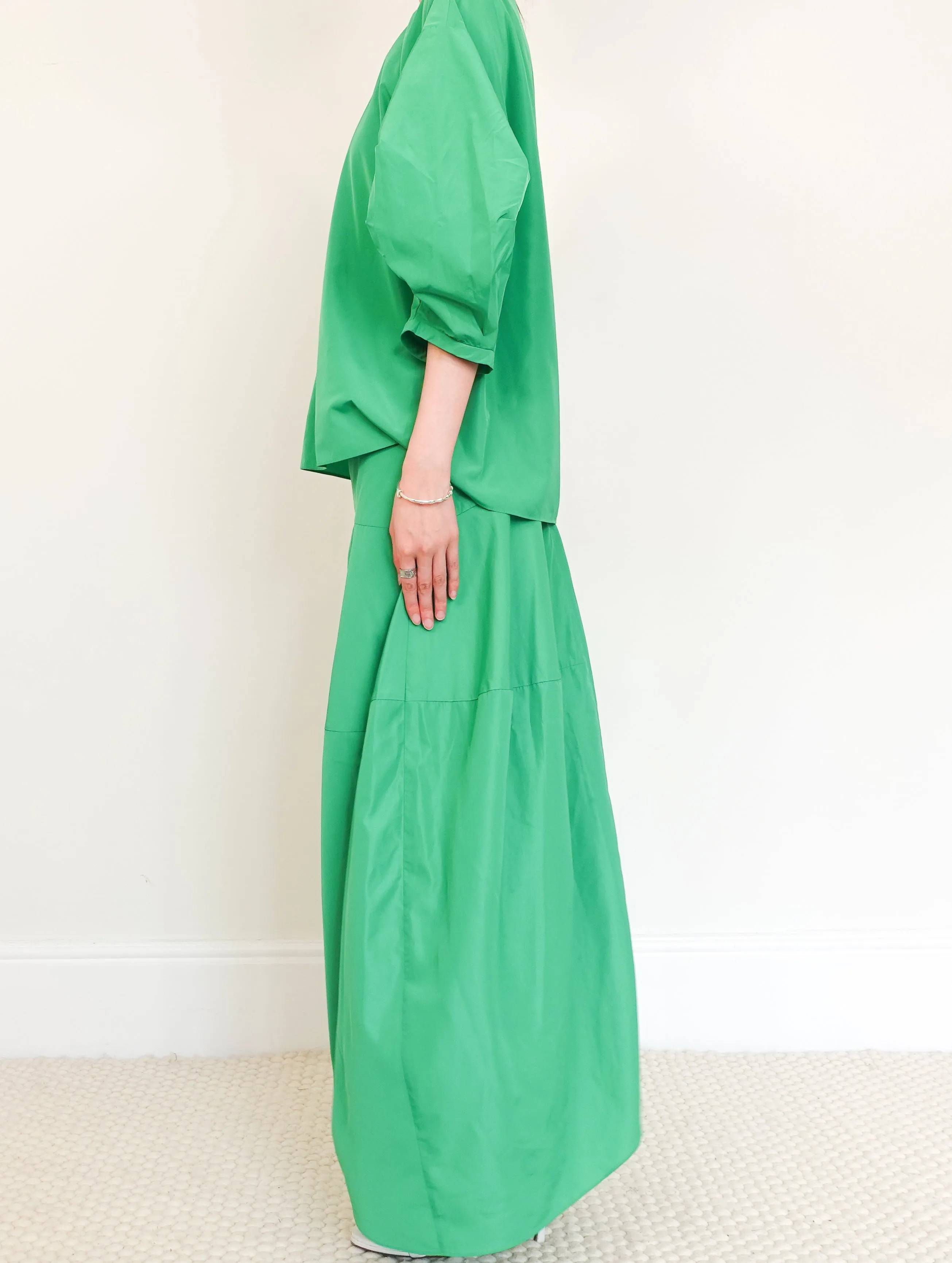 Green sporty nylon set RRP £600