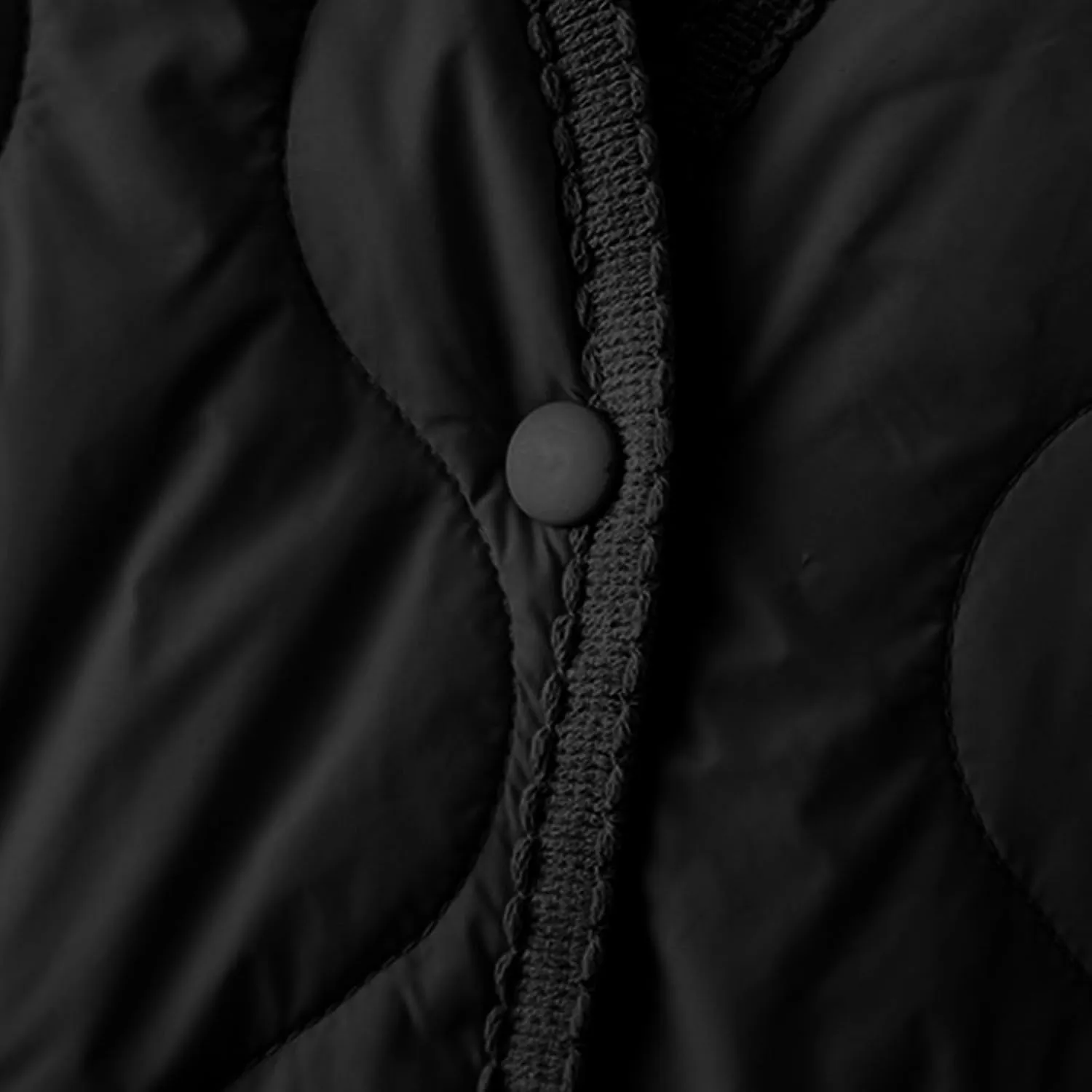 HGps8w Women's V Neck Quilted Down Coat Casual Button Down Puffer Jacket Winter Insulated Outerwear with Pockets