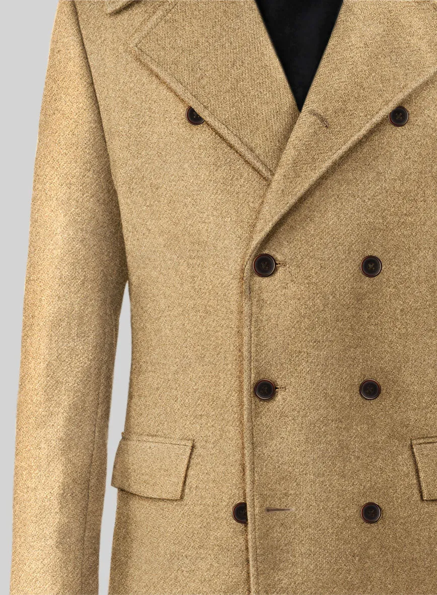 Highlander Sahara Beige Tweed GQ Overcoat