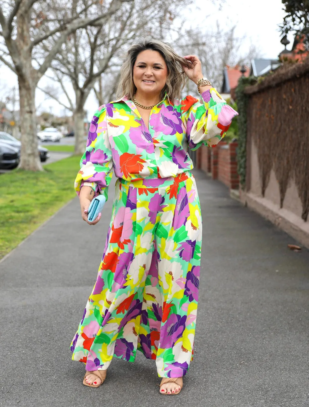 Kate Shirt - Spring Print