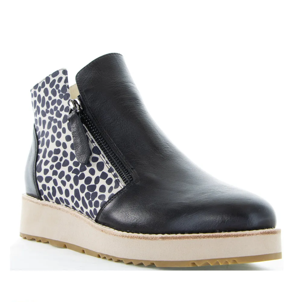 LE SANSA STORM BLACK LEOPARD PRINT