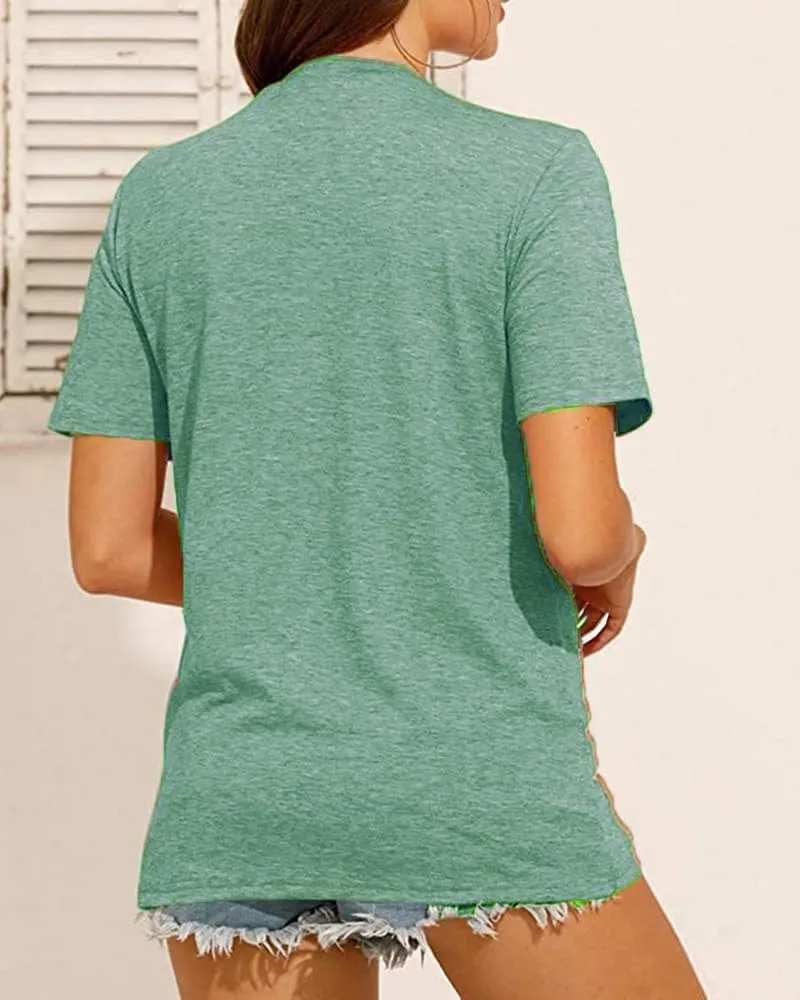 Life is Better with My Boys Women Funny Mom Gift Shirts Graphic Summer Short Athletic Casual Workout Tops