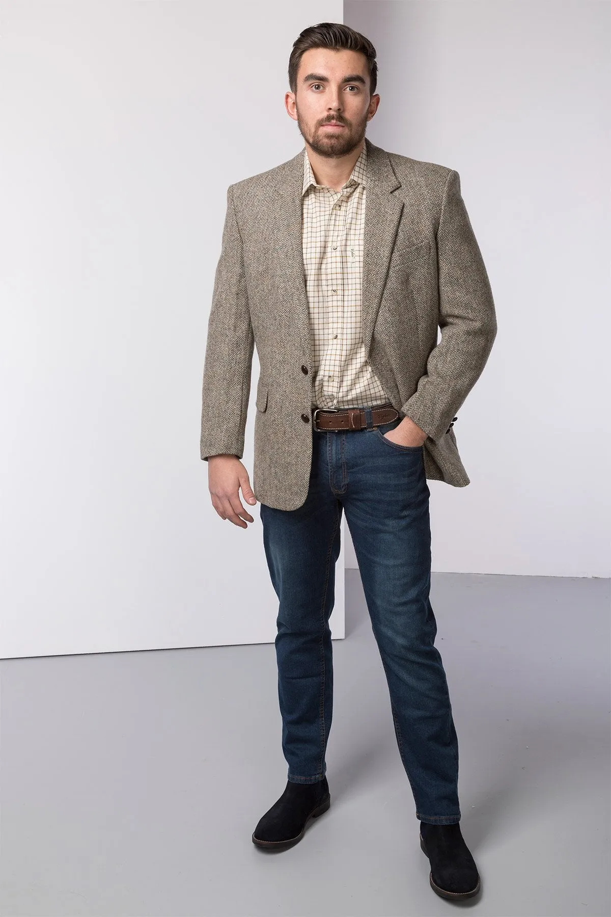 Men's Harris Tweed Jacket - Barva