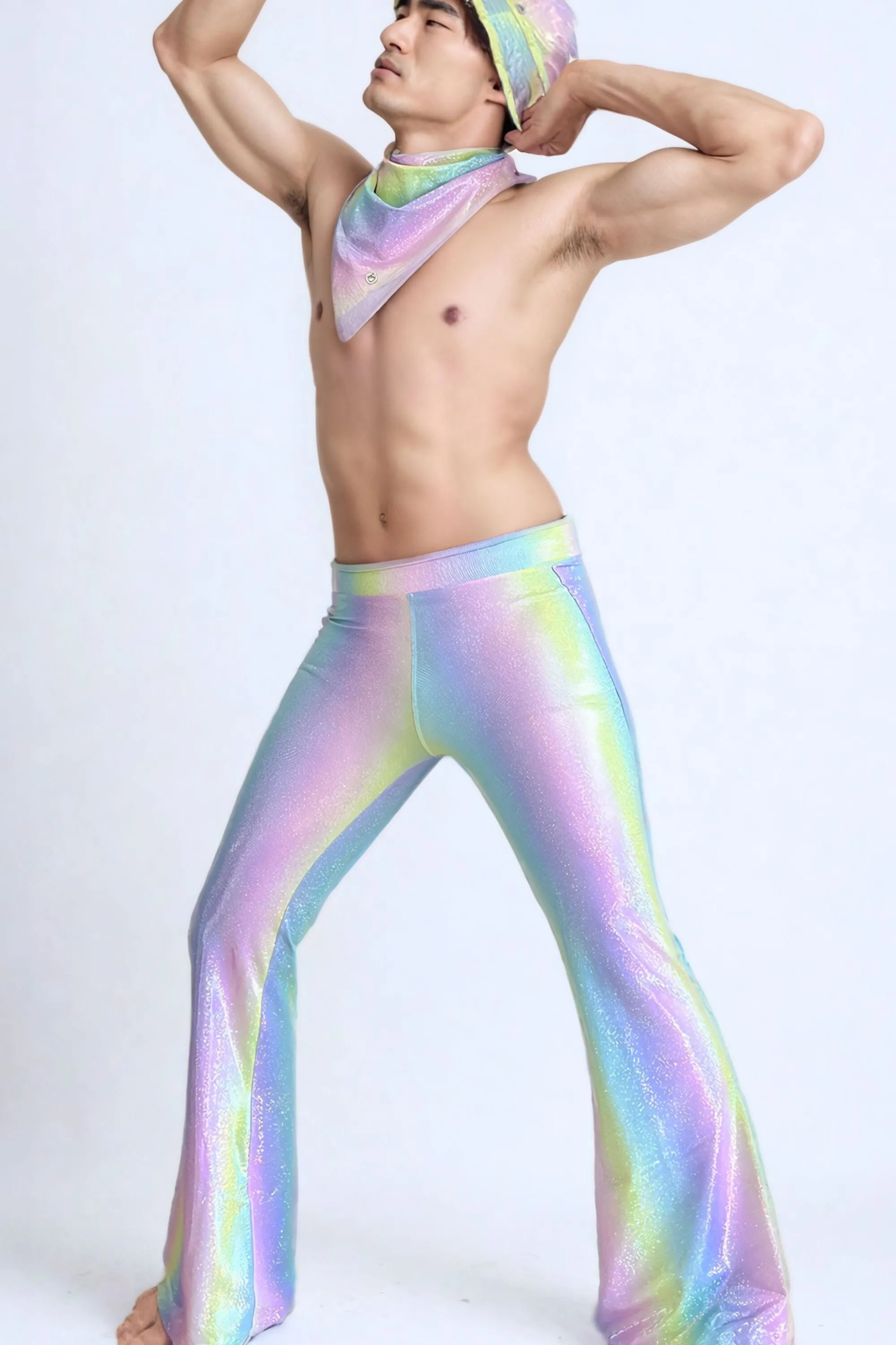 Mens Holographic Flares | 13 Colors