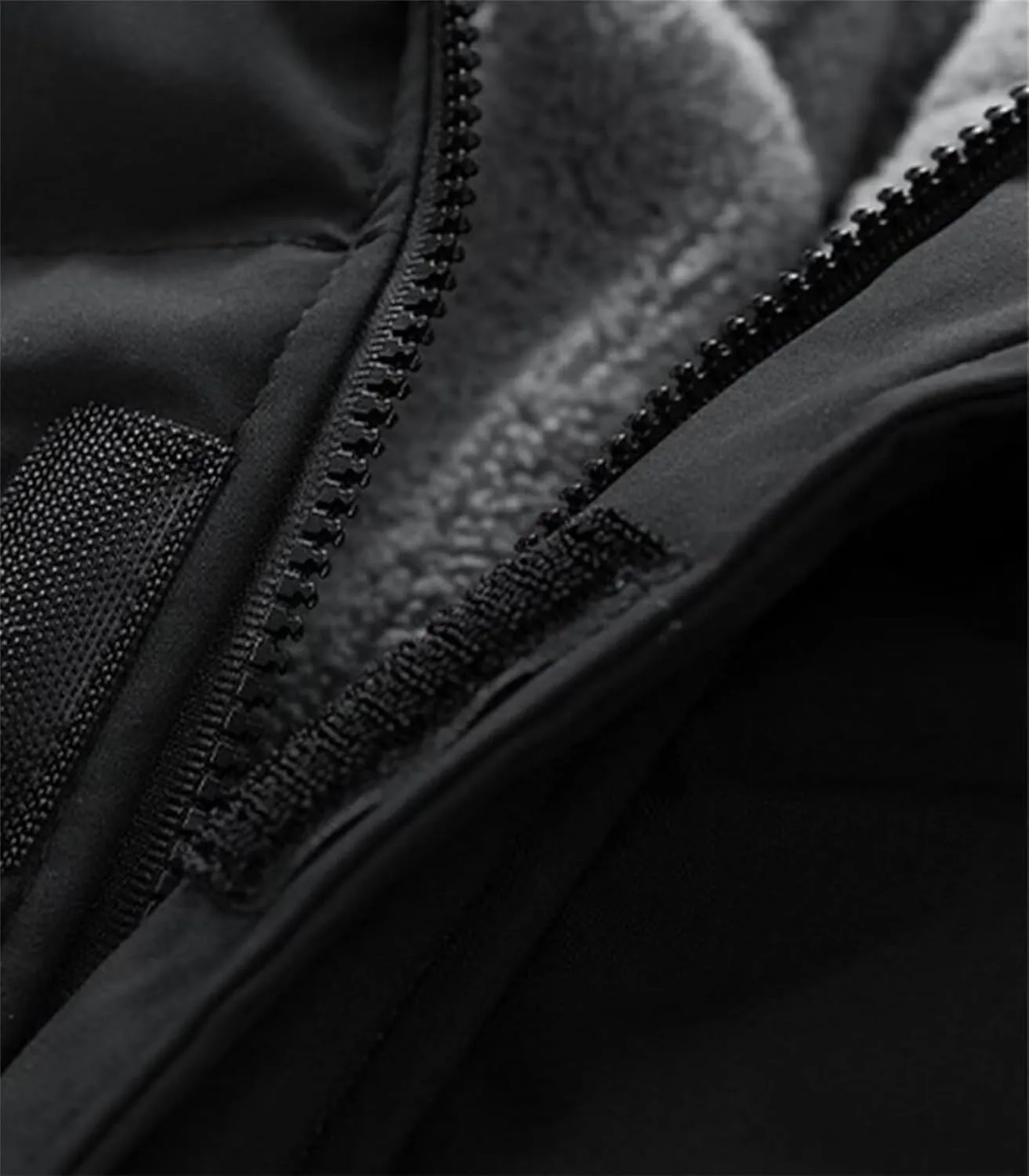 Mens Thermal Puffer Jacket Hooded Ski Puffer Jacket Waterproof Long Sleeve Coats Thicken Winter Warm Overcoats