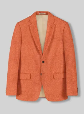 Naples Spring Orange Tweed Jacket