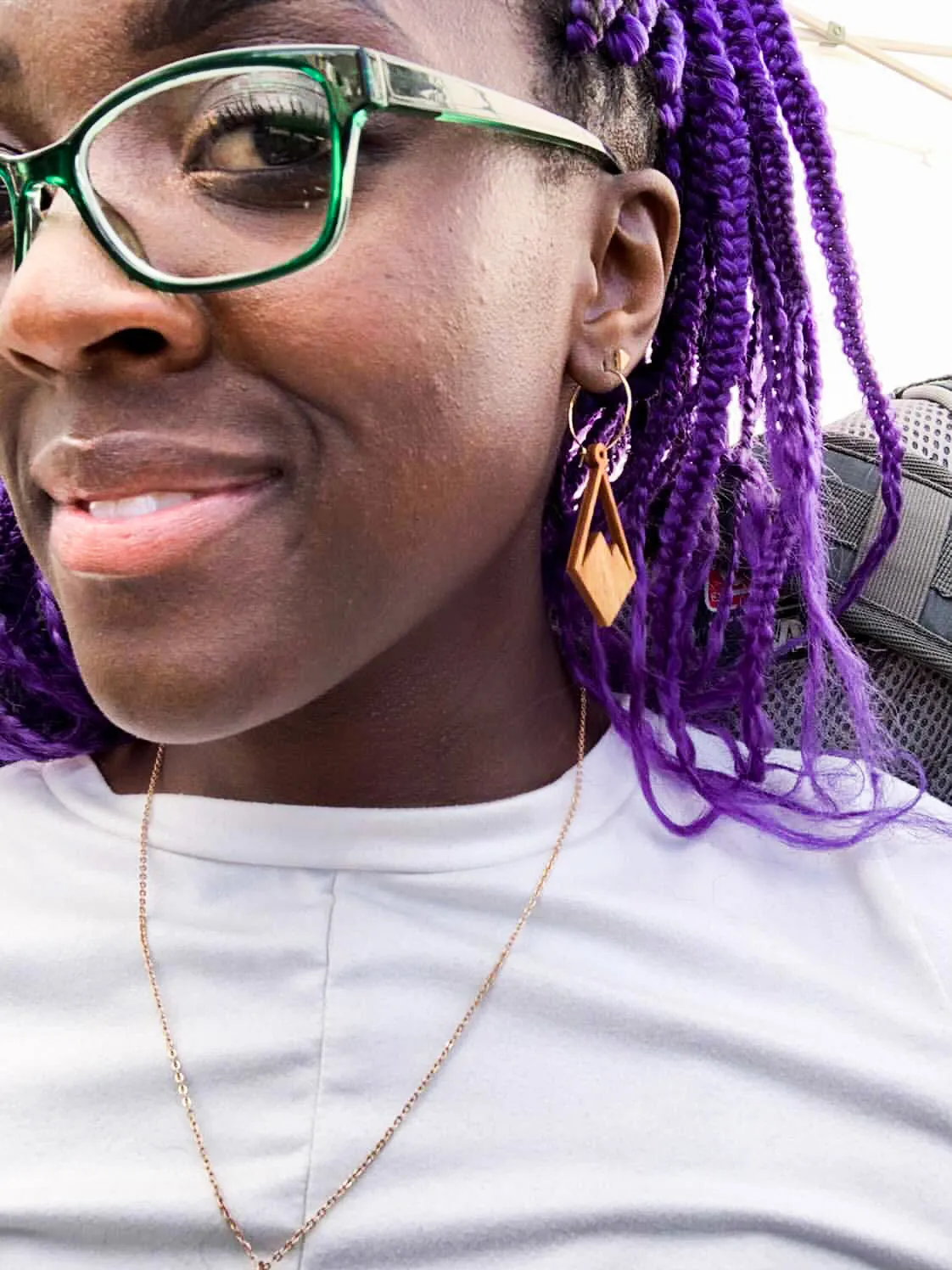 Natural Wood Earrings | PEAKS