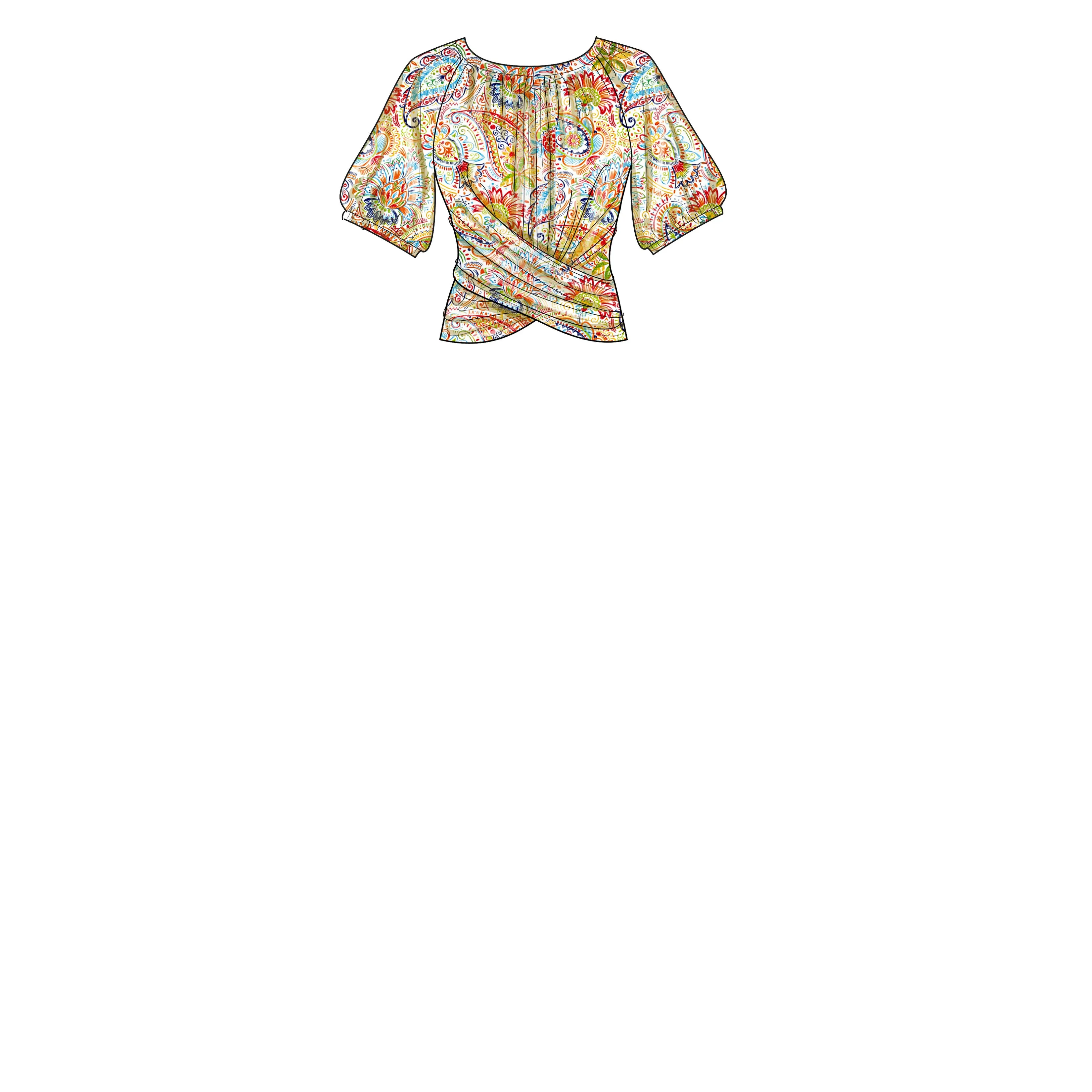 Newlook Pattern 6733 Misses' Knit Tops