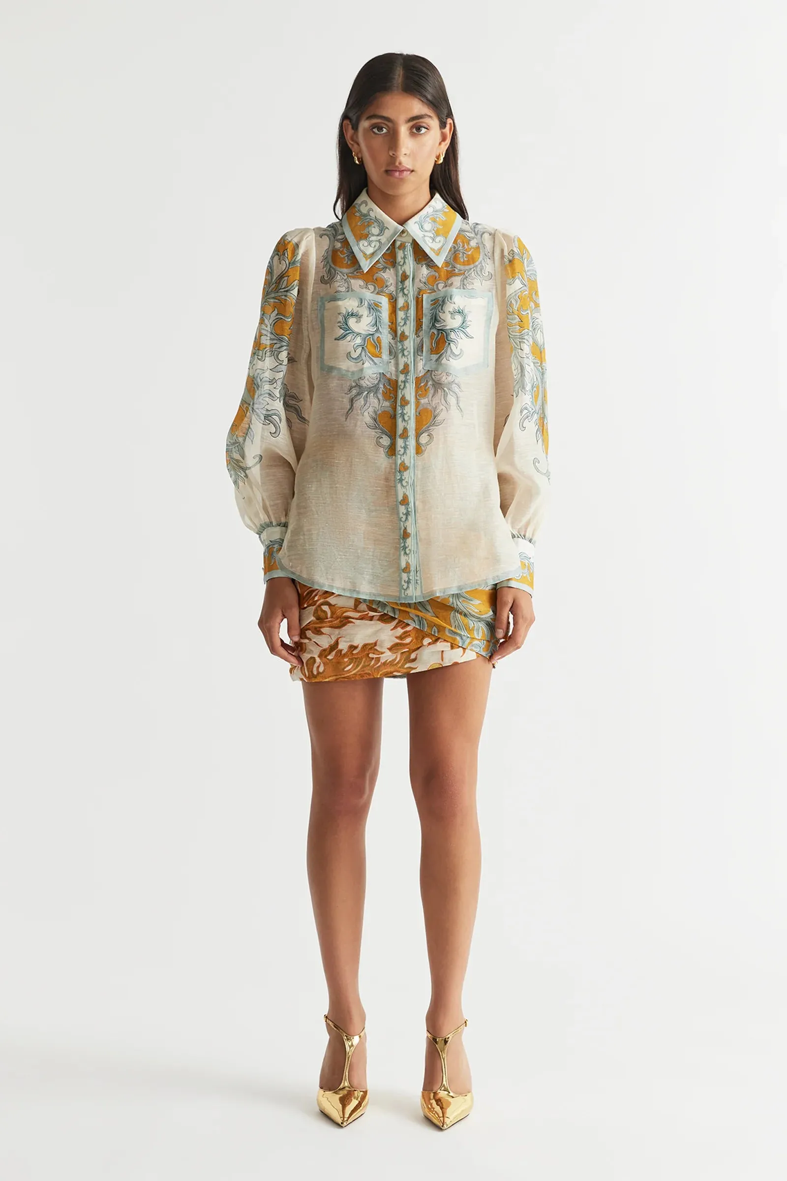 PALOMA BALLOON SLEEVE BLOUSE
