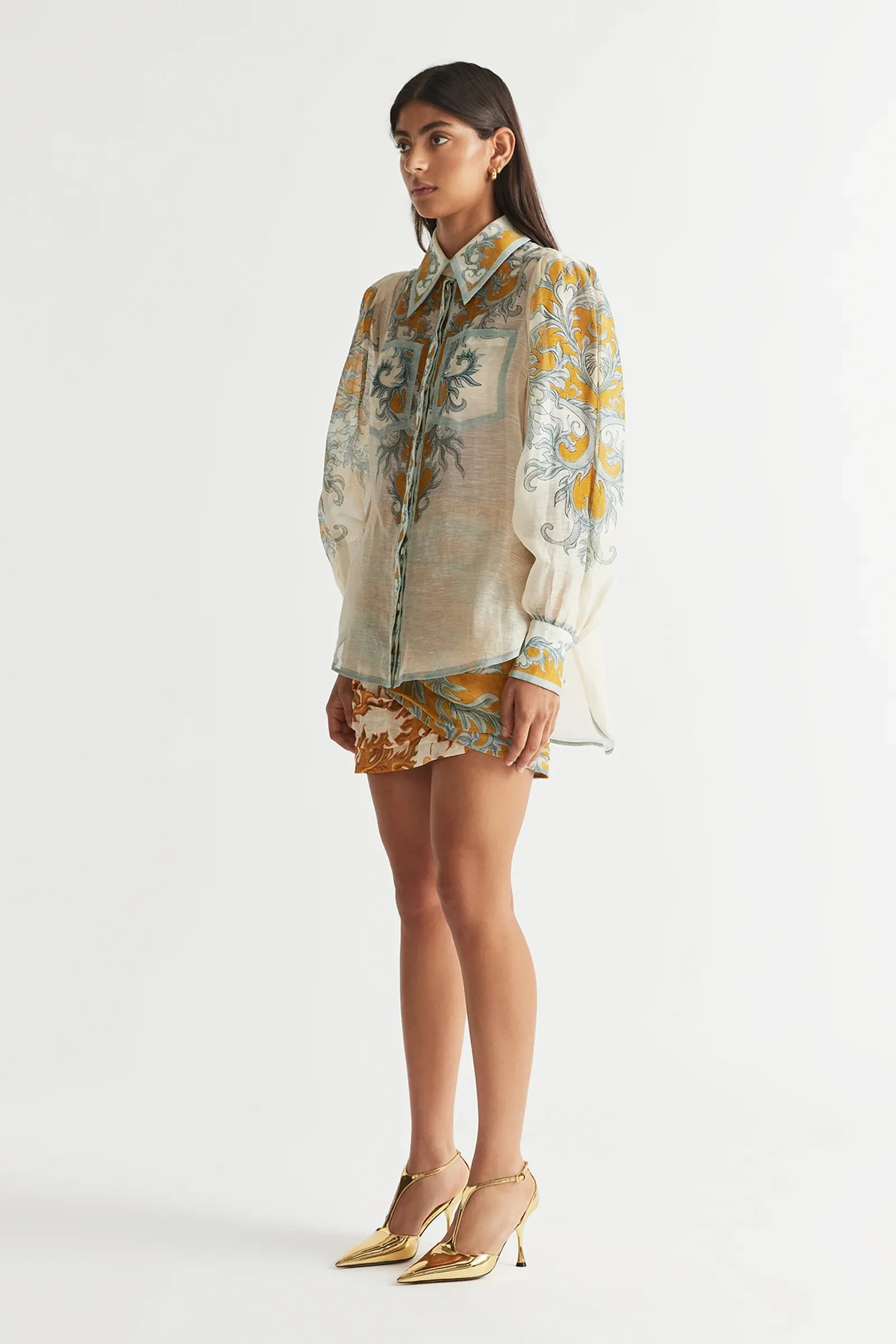 PALOMA BALLOON SLEEVE BLOUSE