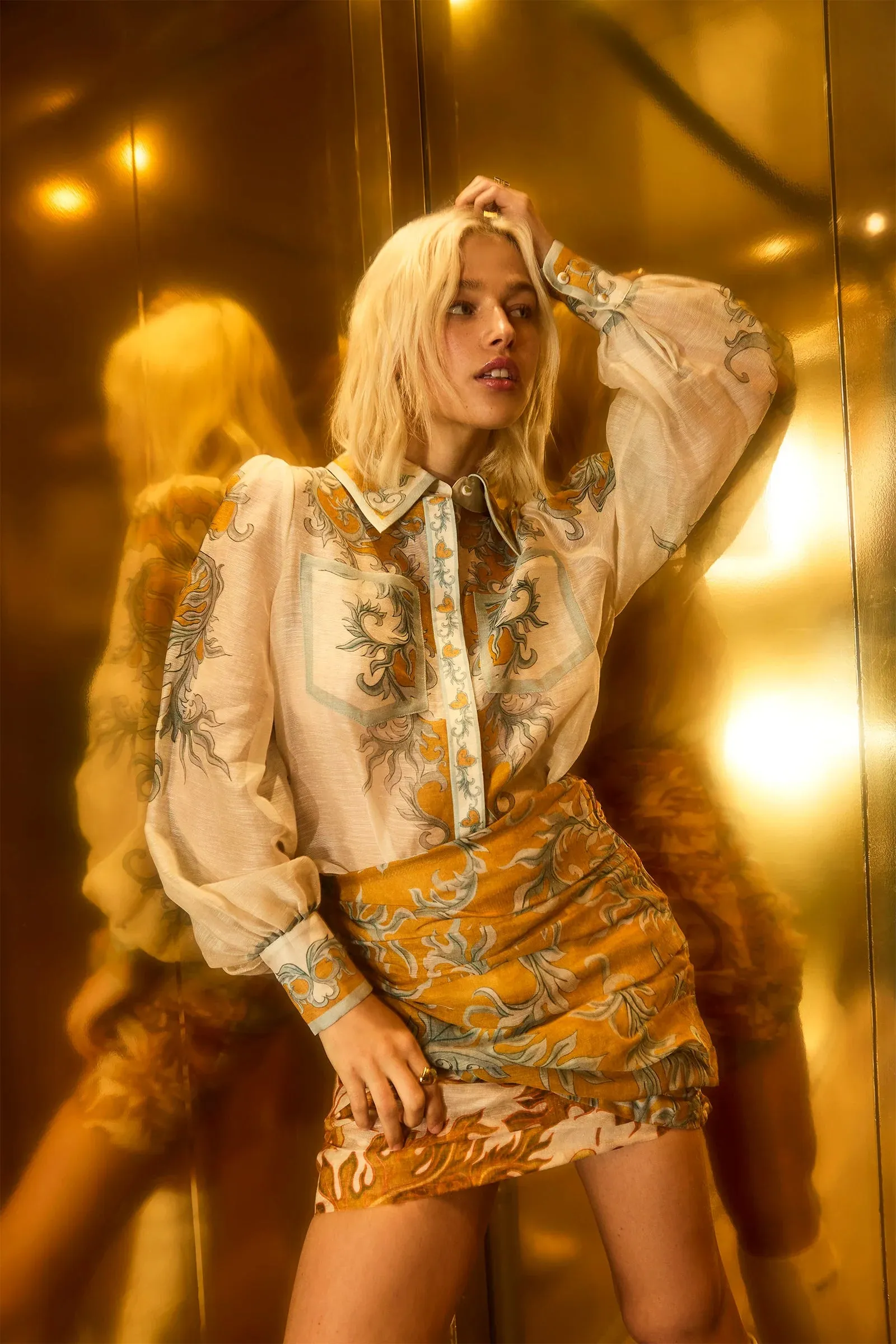 PALOMA BALLOON SLEEVE BLOUSE