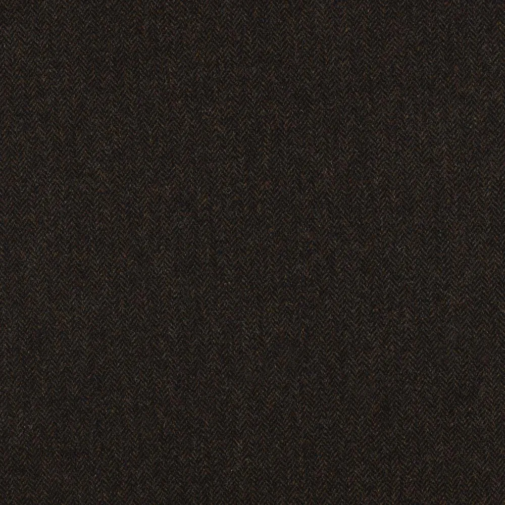 Shetland Chocolate Herringbone Tweed