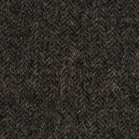 Shetland Vintage Grey Herringbone Tweed