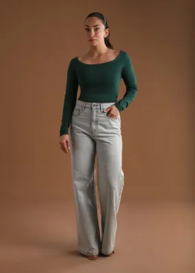 SQUARE NECK T-SHIRT