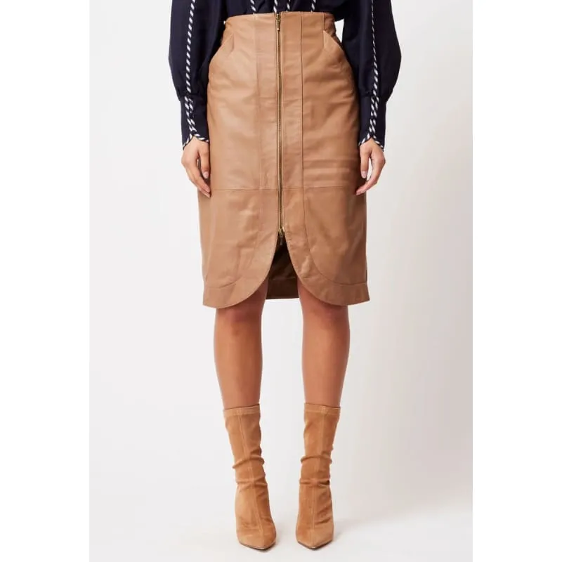 Stella Leather Skirt | Husk