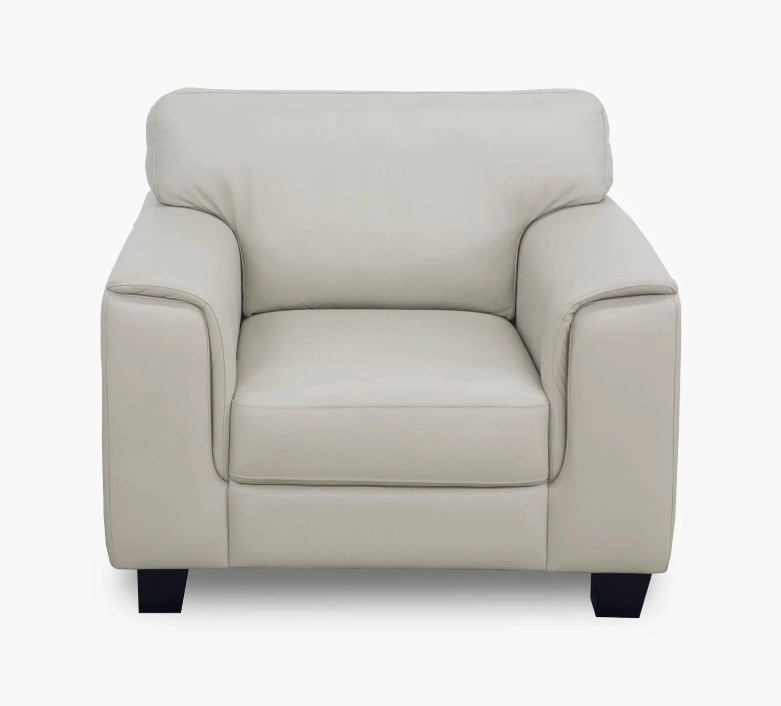Stetson Platinum Leather Chair