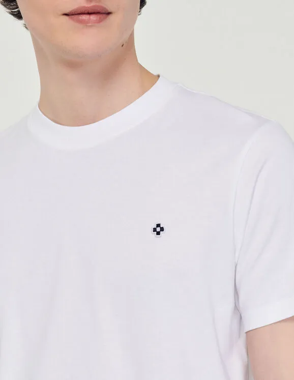 T-Shirt With Square Cross Patch