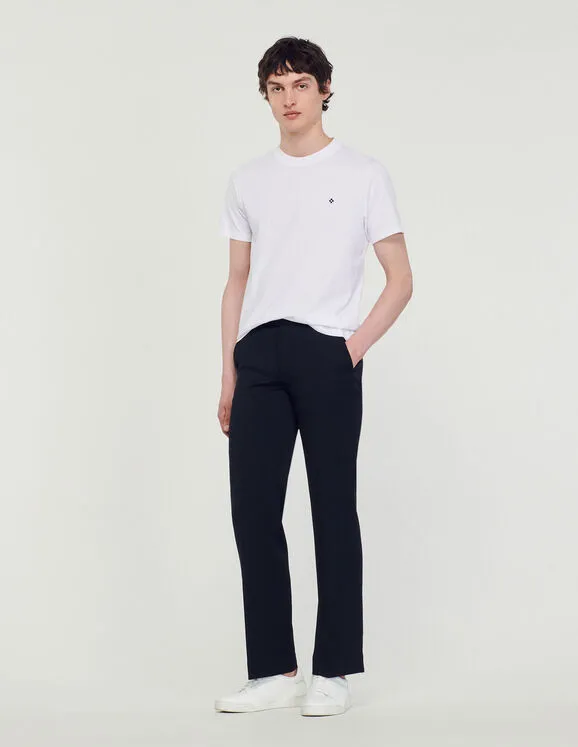 T-Shirt With Square Cross Patch