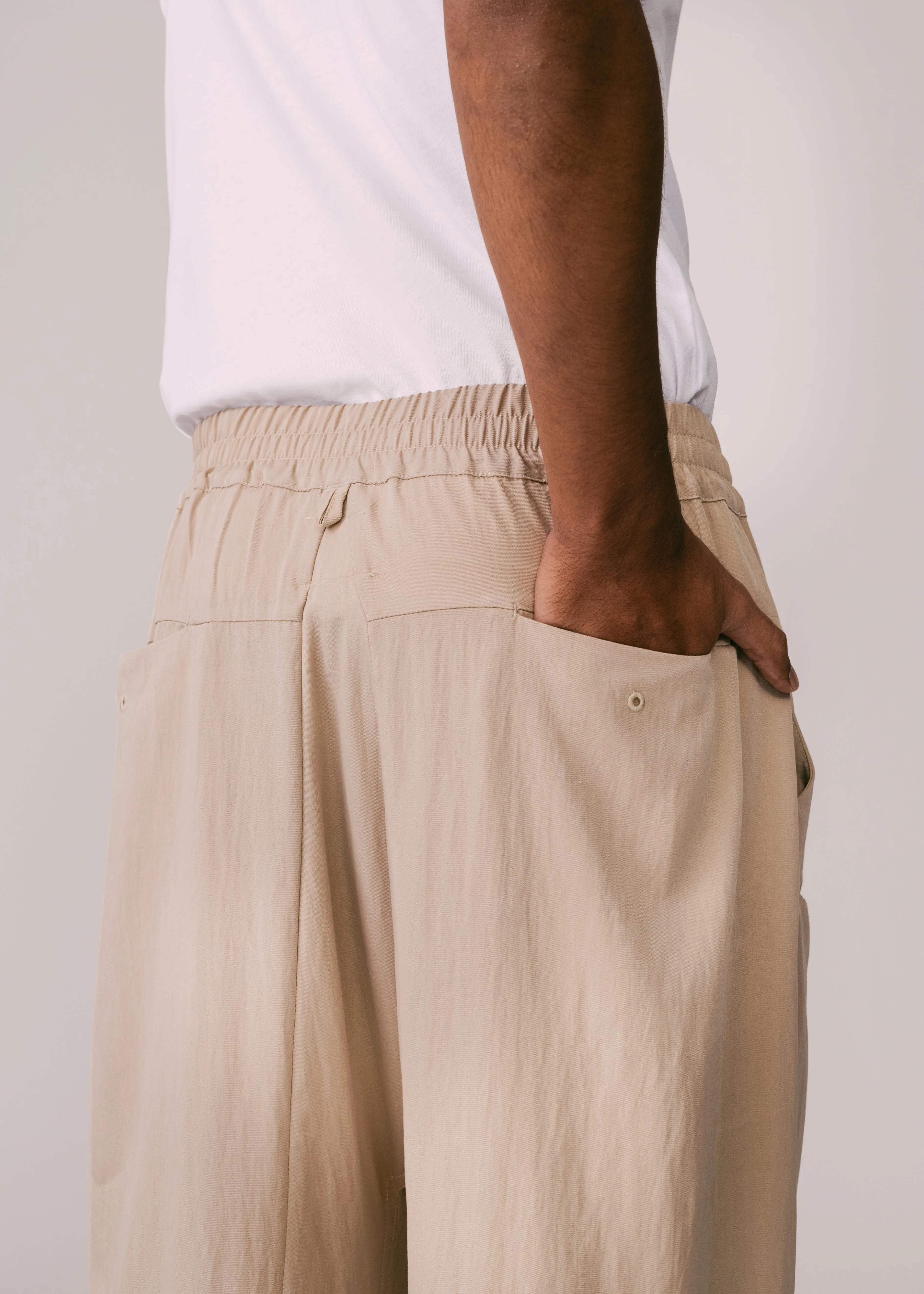 Unisex: Tahan Panelled Pants (Beige)