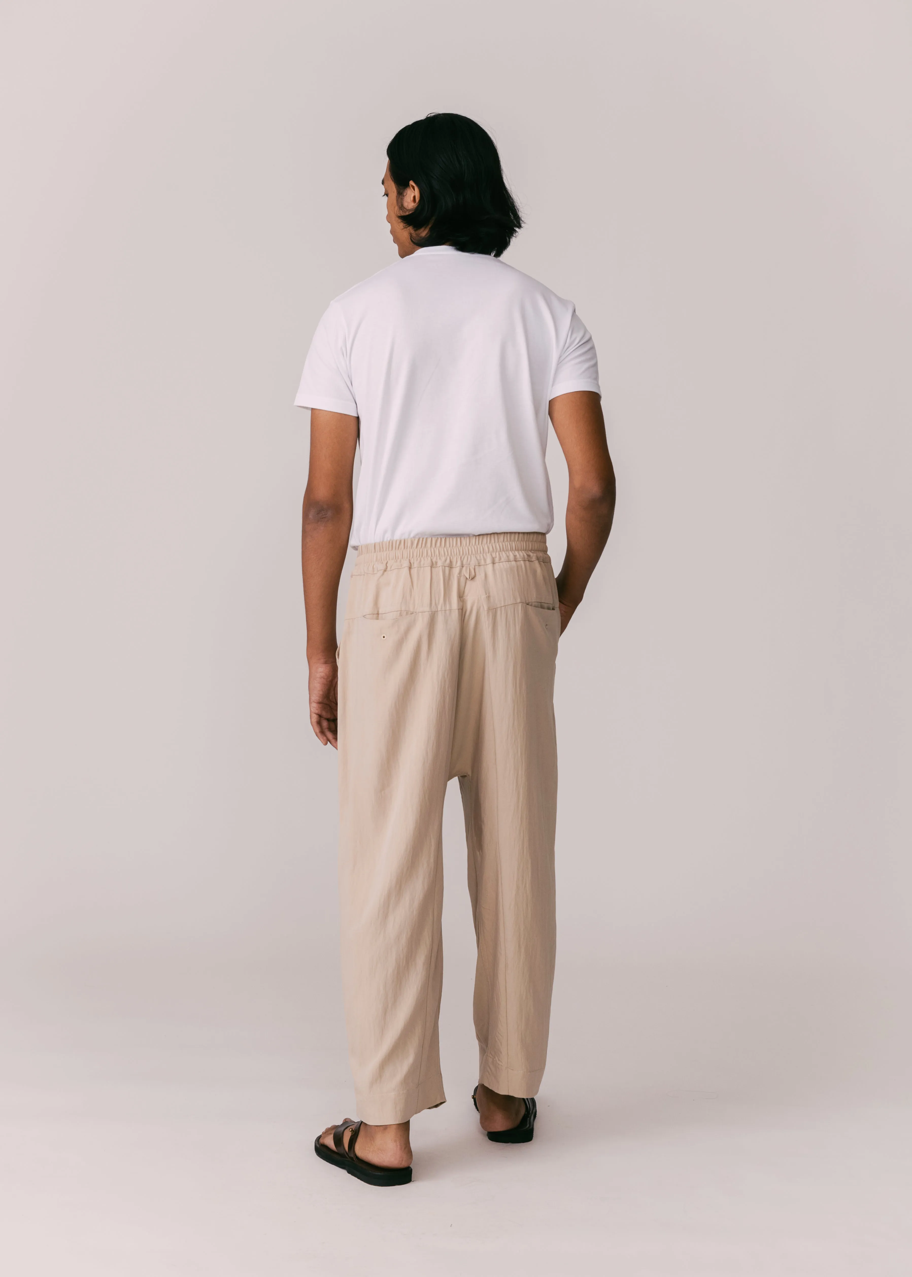 Unisex: Tahan Panelled Pants (Beige)