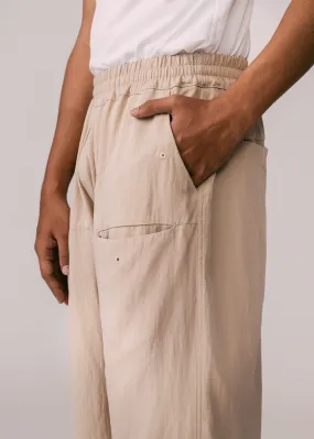 Unisex: Tahan Panelled Pants (Beige)